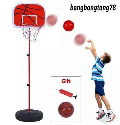 Outdoor Indoor Kids Basketball Hoop Toddler Backyard Toys For Age 1-6 Boys Girls • $22.34