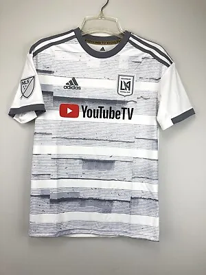 Adidas LAFC Los Angeles FC MLS Climalite Soccer Jersey DP3978 Youtube YOUTH M • $23.39