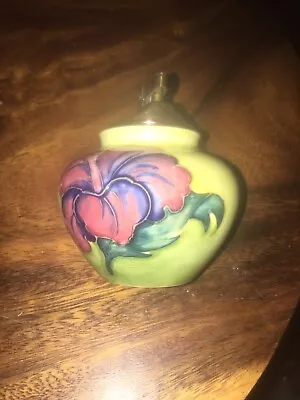 Very Rare Moorcroft Table Lighter In A Yellow Hibiscus Pattern. 1-3-O • $74