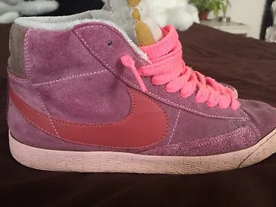 £13.90 • Buy Nike Women's High Tops Pink Size U.K. 6 Used Condition