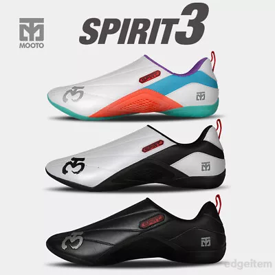 MOOTO Spirit 3 Shoes White Black Lumi Latest Martial Arts Taekwondo Footwear S3 • $88