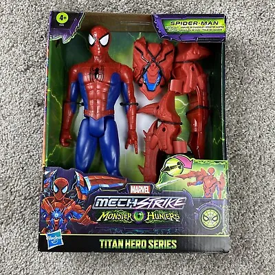 Marvel Mech Strike Spiderman Figure Monster Hunters Titan Hero Series Toy Gift • $20.35