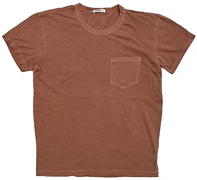 Buck Mason Men's Slub Classic Pocket Straight Hem Crewneck Made In USA T-Shirt • $17.99