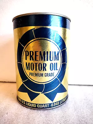 Rare Seaboard Oil Co Premium Motor Oil Full 1 Quart Can Vintage Georgia Oil Can • $49.95