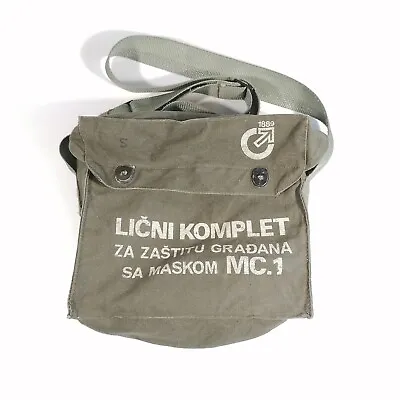 Genuine Yugoslavian Military Bag From Personal Protection Kit Citizen Rucksack • £22.78