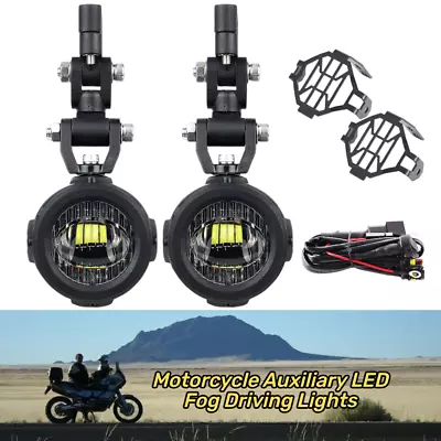 Motorcycle LED Auxiliary Fog Spot Light 40W Driving Lamp For BMW R1200GS F800GS • $85.90