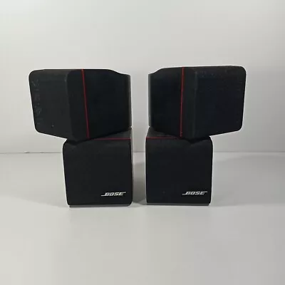 Lot Of (2) Bose Lifestyle Jewel Mini Double Cube Speaker Pair Black • $49.99