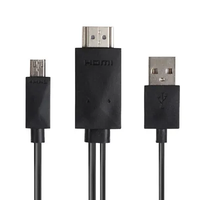 Micro USB MHL To HDMI HDTV Adapter Cable For Samsung Galaxy Note Tablet • $9.49