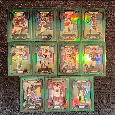 2023 Panini Prizm Football GREEN Complete Your Set You Pick NFL Card #1-400 • $1.75