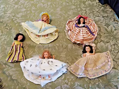 Vtg Hollywood Doll Co. Lot Of 5 Need Restrung • $9.99