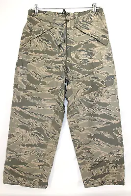 Military Tiger Stripe Camo Gore-Tex Wind /Waterproof Trousers Pants MEDIUM REG • $29.99