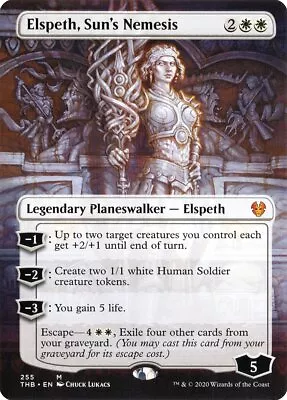 MTG Magic The Gathering Elspeth Sun's Nemesis (255/396) Theros Beyond Death LP • $1.45