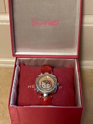 $55 • Buy Hello Kitty Princess Sanrio Diamonique Watch Pink