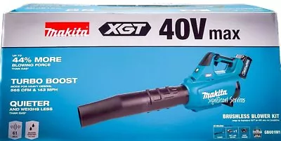 Makita GBU01M1 40V MAX XGT Brushless Cordless Blower Kit 4.0Ah 143 MPH • $329