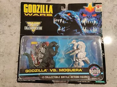 1995 Trendmasters Godzilla Wars Vs Moguera Action Figure 2 In 1 Battle Collector • $59.99