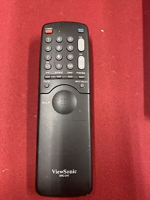 Viewsonic BRC-241 Plasma TV Remote Control Used • $9