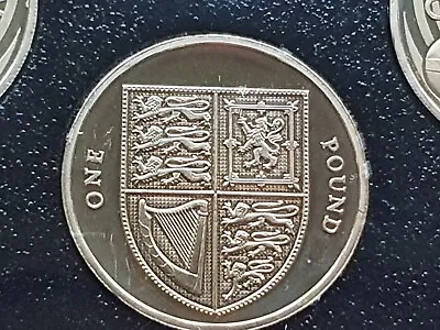 2011 Royal Shield Of Arms £1 Pound Proof Coin. Taken From Proof Coin Set. • £5.60