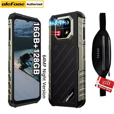 Rugged Phone 16GB+256GB Android13 Smartphone NFC 64MP 4G Phone Ulefone Armor 22 • $429