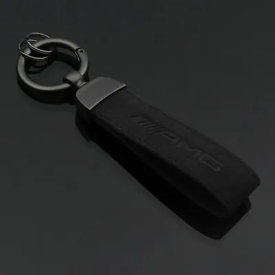 Alcantara AMG Key Ring Key Chain For Mercedes Benz A45 C63 E63 GLC63 GLE63 • $40