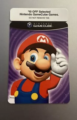 MARIO PARTY 4 Rare KB Toys $10 Off Nintendo GameCube Promo Card 2002 • $9.99