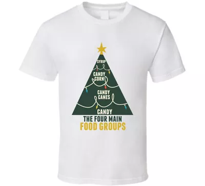 The Four Main Food Groups Candy Elf T Shirt • $16.99