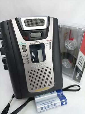 Sony TCM-465V Pressman Voice Recorder Standard Cassette Dictaphone Dictation VOR • £99.99