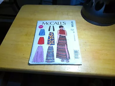 McCall's M7096 Side-Slit Skirt Maxi Skirt Pattern Size 14-22 • $11.80