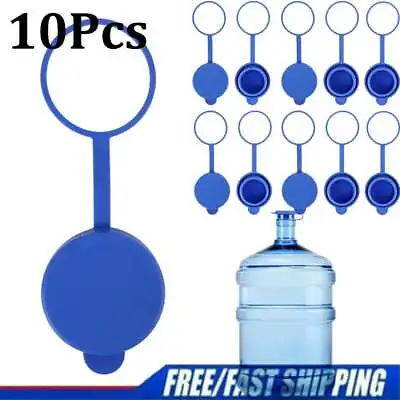 10Pcs 55mm Silicone 5 Gallon Water Jug Cap Nonspill Top Lid Covers Water Bottles • $13.20