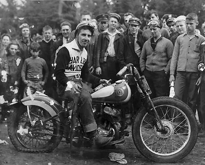 Harley-Davidson Flathead WL Hillclimb Racer – 1939 - Motorcycle Photo 2 • $9.95