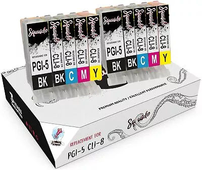 10 Ink Cartridge For Canon PIXMA IP4200 IP4300 IP4500 MP500 MP610 MP810 • £12.42