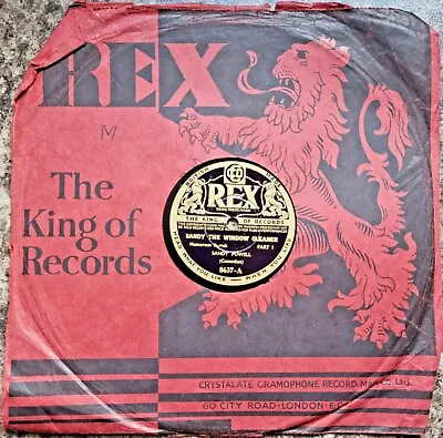 £6.95 • Buy Sandy Powell - Sandy The Window Cleaner 10  Shellac Record 78RPM 1935 REX 8637