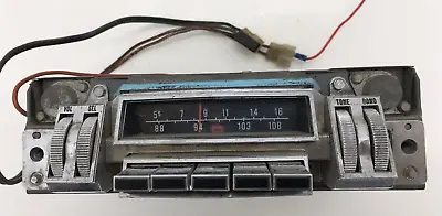 1968 Mopar AM FM Radio Thumb Wheel Push Button Wiring Band Volume Tone Select • $499.99