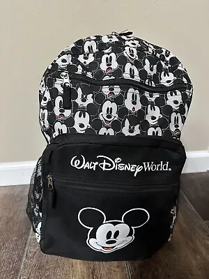 Walt Disney World Resort Exclusive Mickey Mouse All Over Print Large Backpack • $48.99