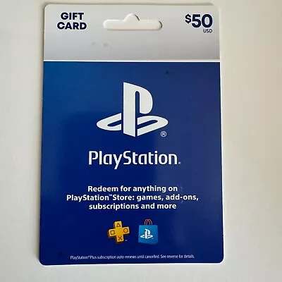 PS5 PlayStation $50 Store Gift Card PS PSN US Store • $43.99