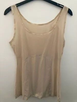 Marks & Spencer Nude Stretch Camisole Top Size 16 • £7