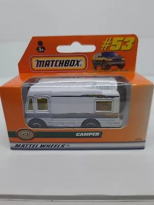 New And Sealed Vintage Matchbox 1-75 #53 White Camper Motorhome 1998 Diecast NIB • $35.95