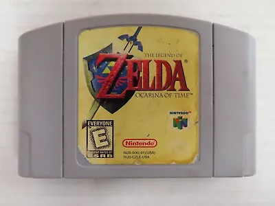 The Legend Of Zelda Ocarina Of Time - Oem Nintendo 64 N64 Cartridge - Clean! • $40