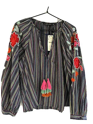$25 • Buy Zara Boho Top, Stunning Embroidery, Size Large, BNWT