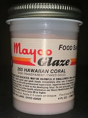 Mayco Discontinued RARE Brush-On Glaze Semi-Trans. Cone 06 Variety Colors 4 Oz. • $7.50