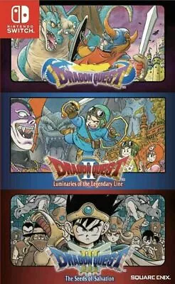 Dragon Quest Trilogy Collection 1 2 3 Nintendo Switch Brand New Sealed • $89