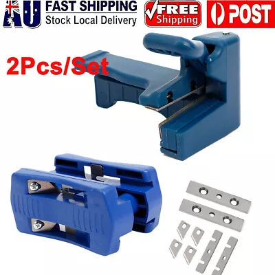 $25.49 • Buy 2Pcs/Set Double Edge Laminate Trimmer Woodworking PVC Edge Banding Machine Tool