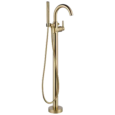 Delta Trinsic Floor-Mount Tub Filler Trim In Bronze-Certified Refurbished • $1203