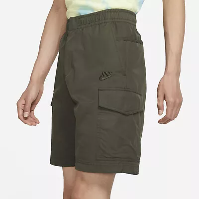 Nike Sportswear Men' SPE Woven Sequoia Utility/Cargo Shorts (DN4468-355) Size XL • $68.72