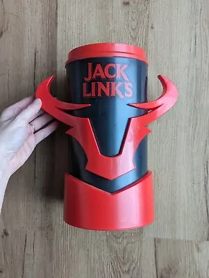 JACK LINKS Beef Jerky Big 11  Store DISPLAY BUCKET Canister Holder • £17.35