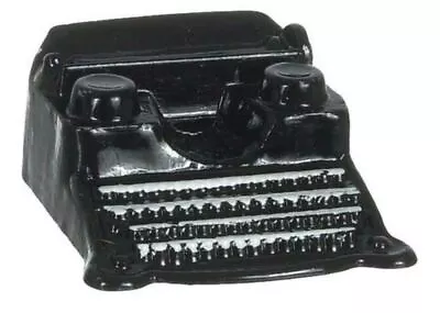 Dollhouse Black Classic Typewriter Miniature 1:12 Study Office Desk Accessory  • $2.99