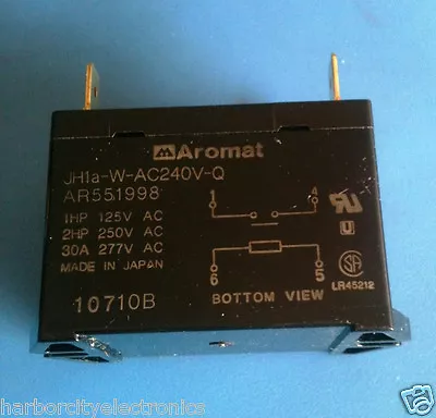 JH1A-W-AC240V-Q AROMAT Power Relay Coil Voltage 220-240VAC 1A SPST-NO • $17.99