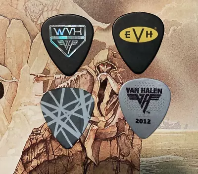 VAN HALEN Edward & Wolf 4-guitar Pick FAMILY - UNBELIEVABLE PRICE!!! • $50