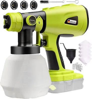 1000ML Electric Spray Gun Cordless High Power Airless Paint Sprayer For Ryobi • $54.33