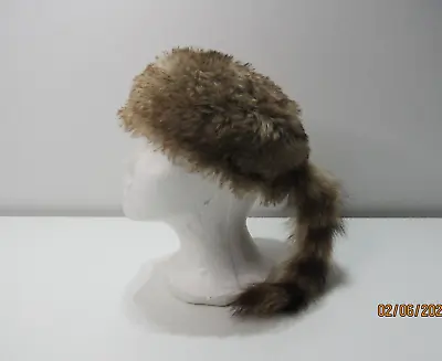 Coon Russian  Fur Of Raccoon Fur Hat Fun Zone S/M Youth • $19.99