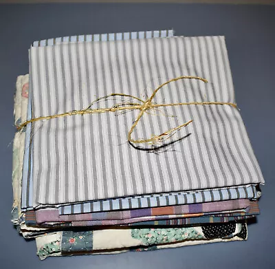 Vintage Cotton  Quilt & Fabric Scraps 2.10 Pounds • $6.50